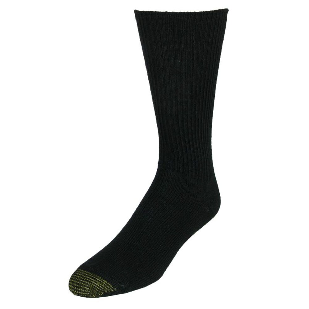 Gold Toe Men's Extended Size Fluffies Dress Socks (3 Pair Pack)